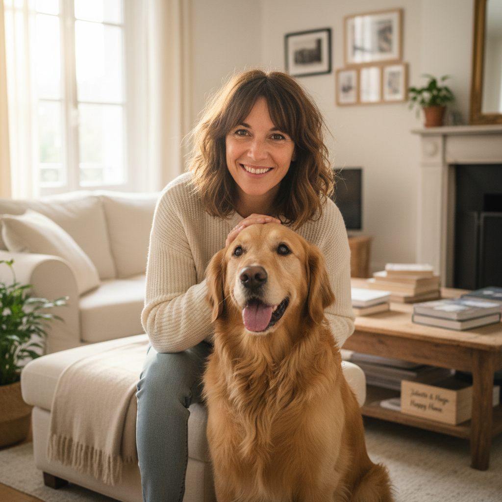 Juliette avec son chien - Témoignage client Image